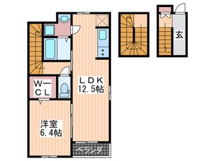 Casa　Kodamaの物件間取画像